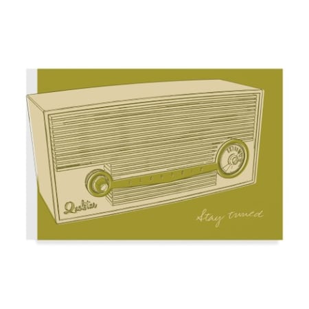 John W. Golden 'Lunastrella Radio' Canvas Art,30x47